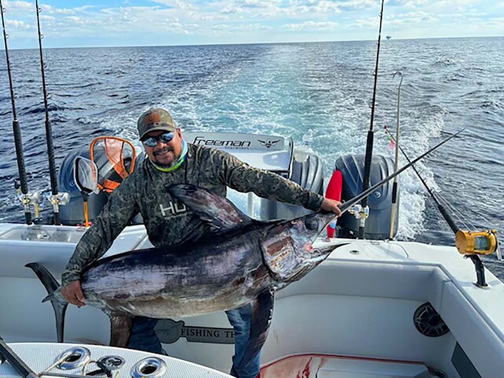 Landing a Trophy Swordfish in Gulf Shores